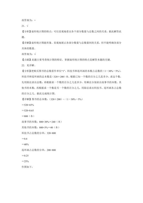 【暑期预习衔接】第七单元扇形统计图（讲义）-2024-2025学年小学数学六年级上册人教版