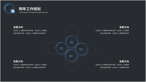 科技风拟态风年终总结工作总结工作汇报ppt模板科技感