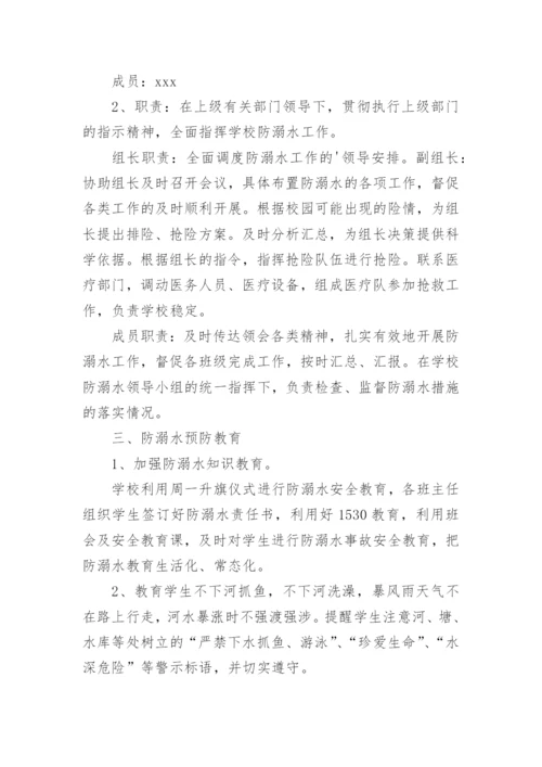 学校防溺水工作应急预案.docx