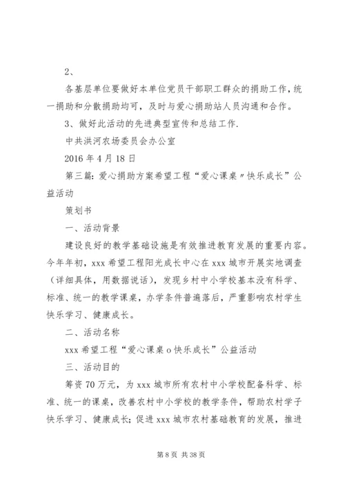 党员爱心捐助站实施方案.docx