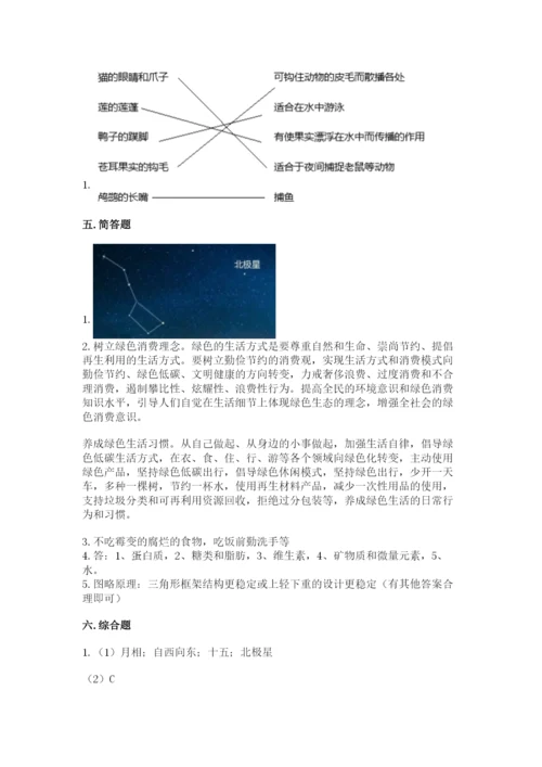 教科版六年级下册科学期末测试卷（考点梳理）.docx