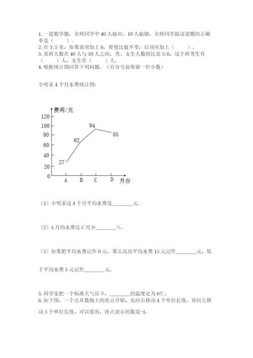 北师大版六年级下册数学期末测试卷及参考答案【综合题】.docx