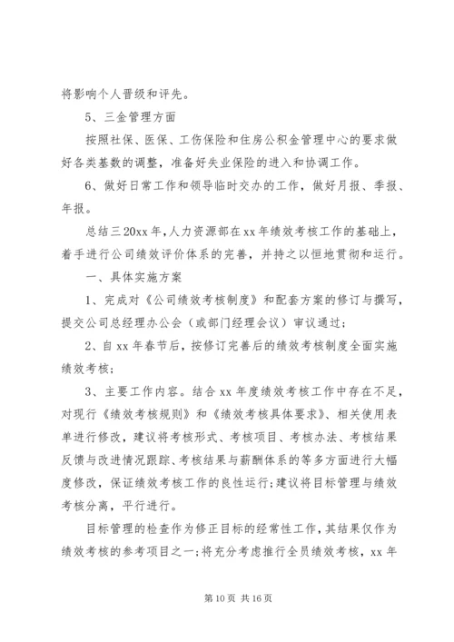 人力资源部门管理者总结范文四篇.docx