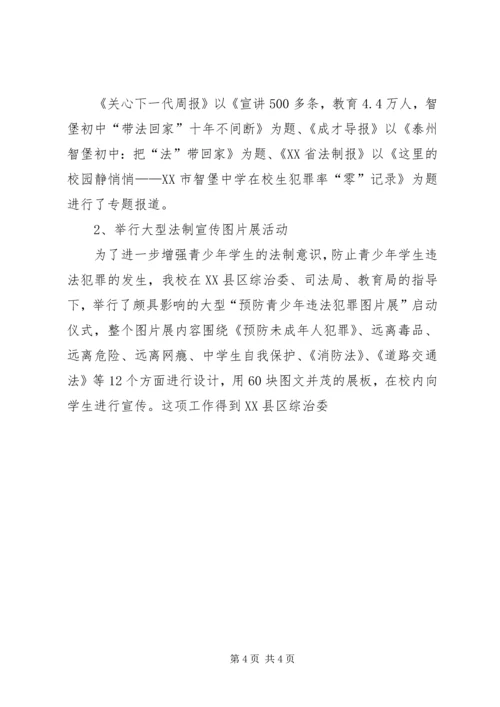 学校开展法制工作情况汇报材料 (2).docx