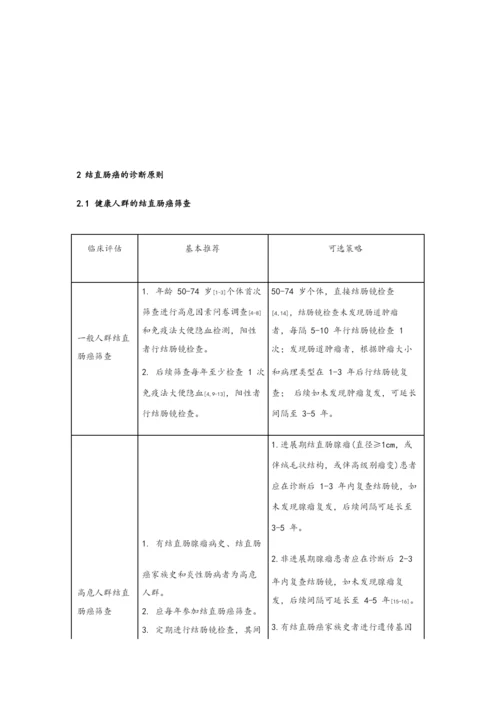 结直肠癌诊疗指南及规范.docx