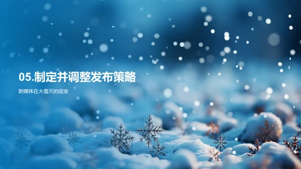 新媒体应对大雪挑战