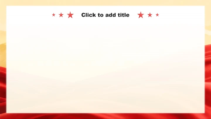 红色党政风团支书班委竞选演讲PPT主题模板