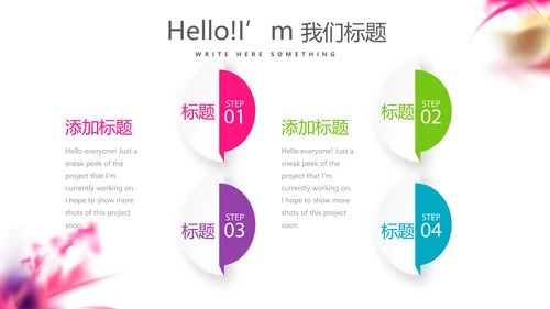 炫酷创意个性年终工作总结汇报商务通用PPT动态模板