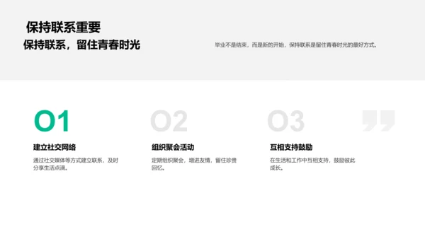 毕业图集分享PPT模板