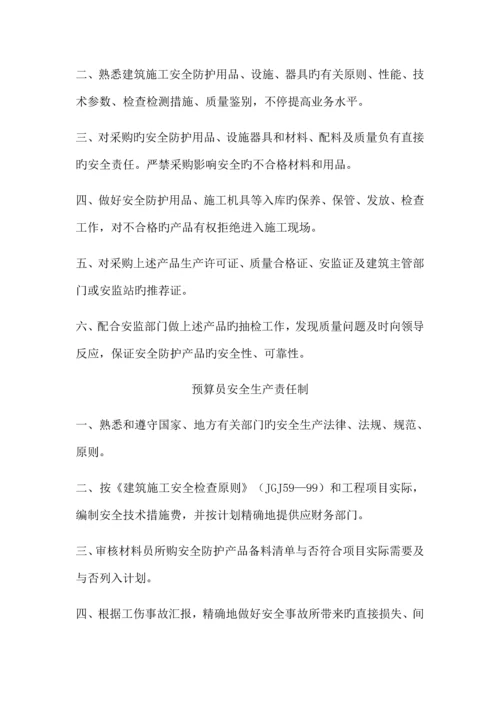 安全生产文明施工责任制度及管理制度.docx