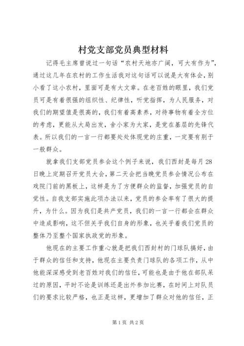 村党支部党员典型材料_1.docx