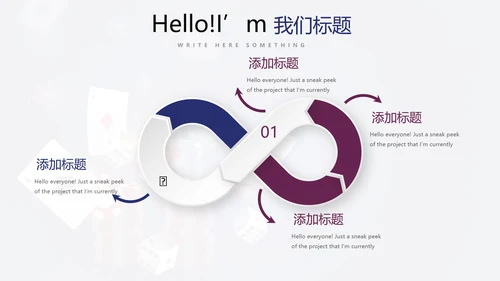 休闲娱乐扑克牌斗地主扑克比赛动态PPT