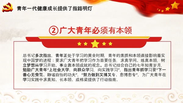 共青团100周年青年工作的重要思想团委PPT