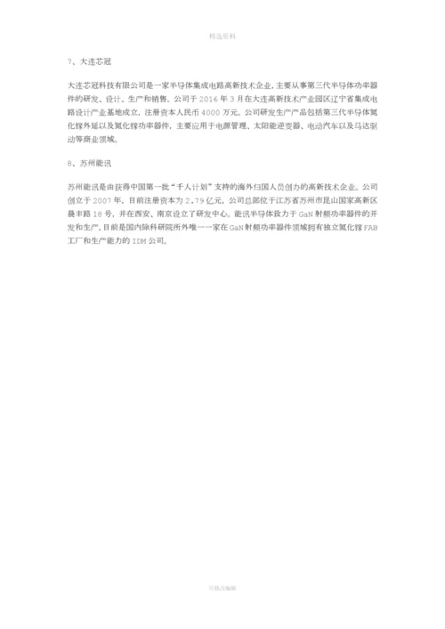 GaN市场与公司分析.docx