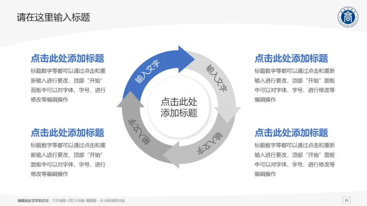 福建商学院课题学术汇报毕业论文答辩通用PPT模板