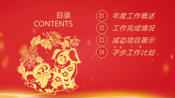 新年企业年会年终总结报告通用PPT模板