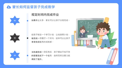 中小学疫情线上教学家长会通用PPT课件