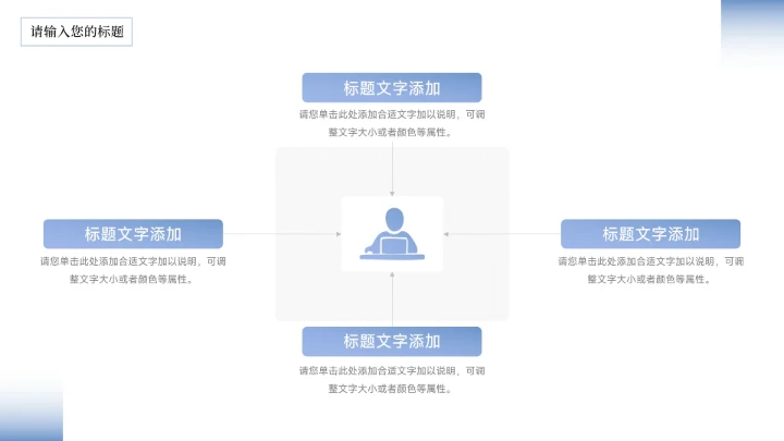 蓝色渐变稳重竞选竞聘述职报告PPT模板