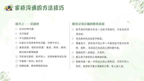 家校沟通教师与家长沟通技巧教师培训PPT课件