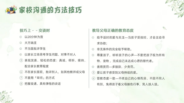家校沟通教师与家长沟通技巧教师培训PPT课件