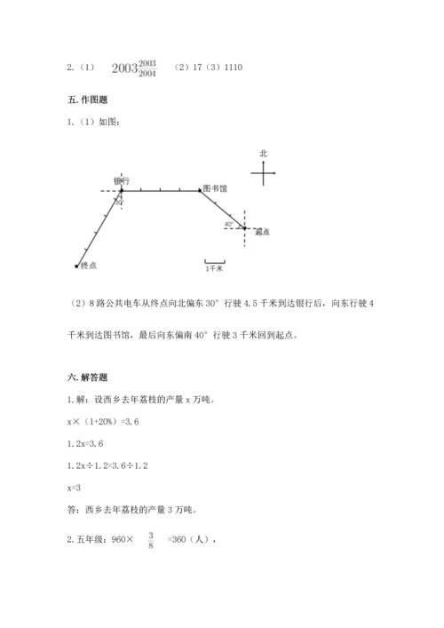 小学数学六年级上册期末测试卷【原创题】.docx