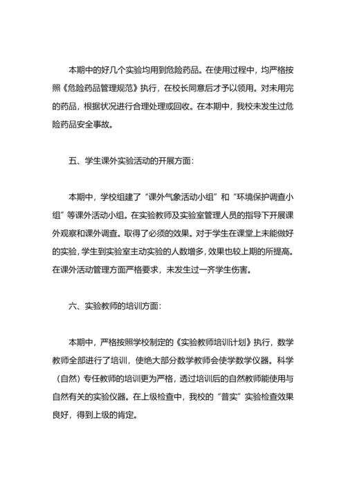 化学实验室的工作总结怎么写.docx