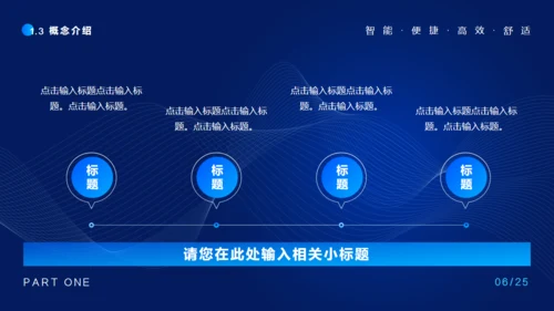 智能家居科技感通用PPT模板