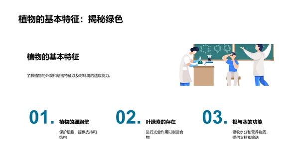 植物多样性教学PPT模板