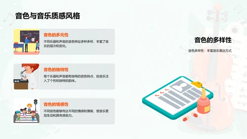 音色在音乐中的作用PPT模板