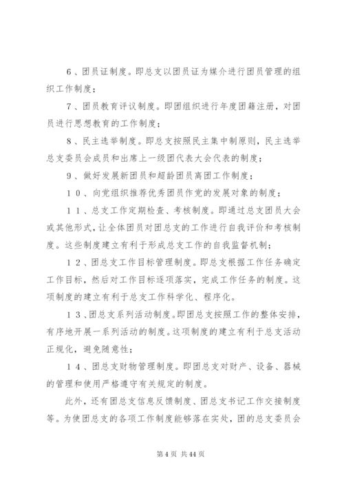 团支部制度建设情况.docx