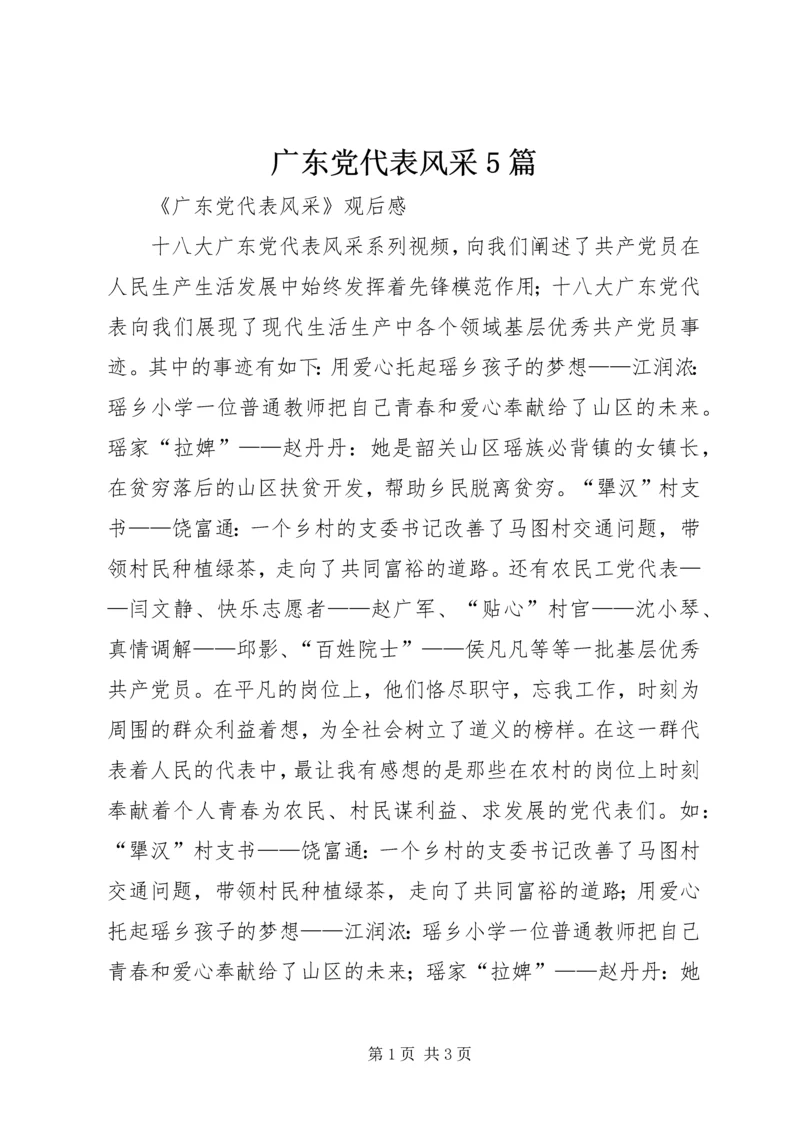 广东党代表风采5篇 (5).docx