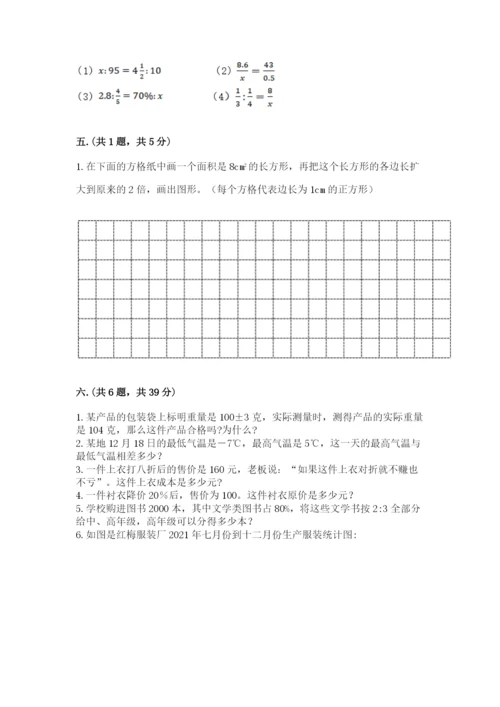 北师大版六年级数学下学期期末测试题【典优】.docx