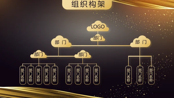 黑金酷炫乘风破浪2021年终总结PPT