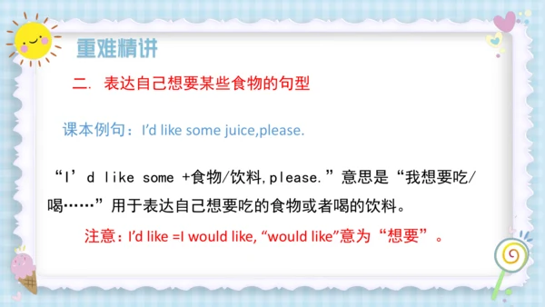 Unit 5 Let's eat! (复习课件）-2023-2024学年三年级英语上册期末核心考点集