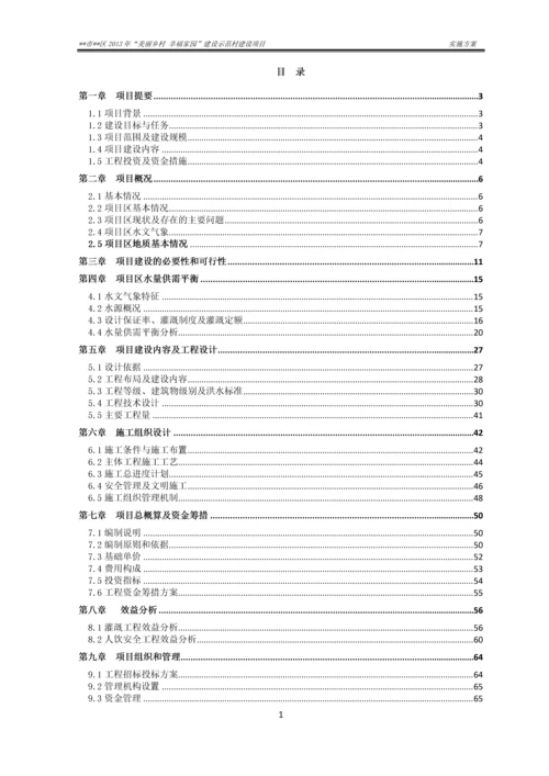 美丽乡村实施方案.docx