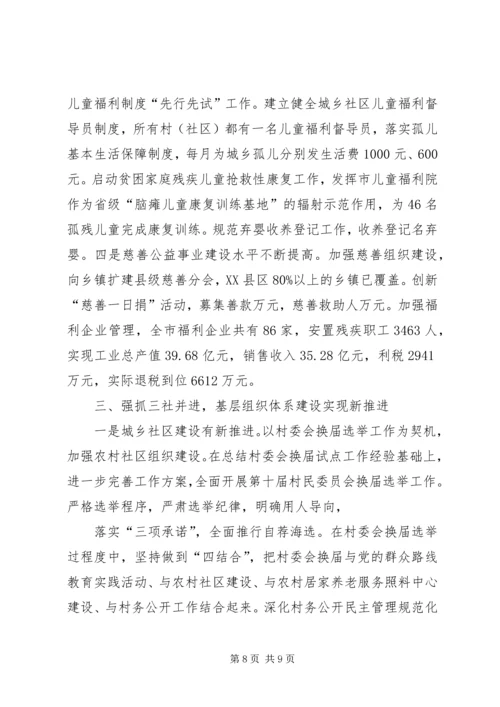 篇一：XX年社区民政工作计划.docx