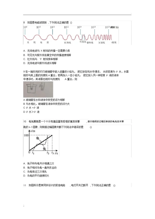 广东省广州市海珠区中考物理一模试卷