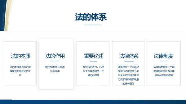 蓝色大气党建法律讲座工作总结PPT