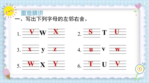 Unit 6 Happy birthday（复习课件）-2023-2024学年三年级英语上册期末核心