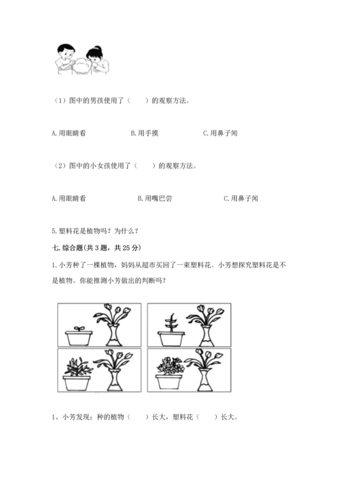 教科版科学一年级上册期末测试卷附完整答案（历年真题）.docx