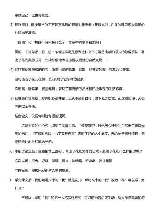 （核心素养目标）4.花之都 教案设计