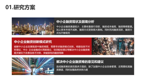 简约风红色金融专业毕业答辩PPT