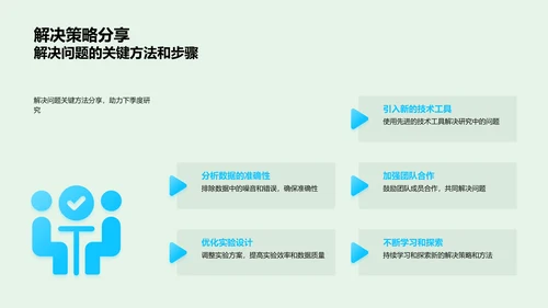 季度生物研究报告PPT模板