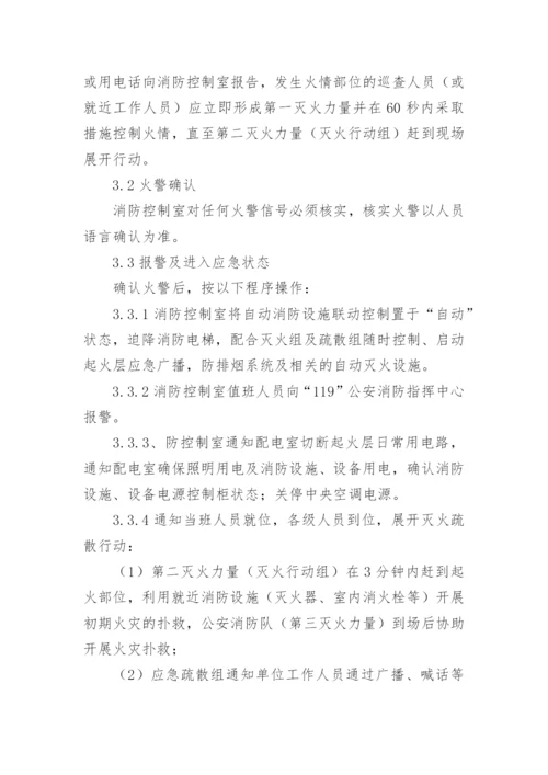 灭火疏散应急预案.docx