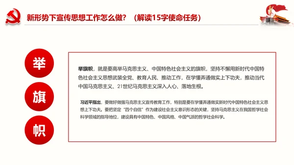 学习全国宣传思想工作会议精神PPT模板