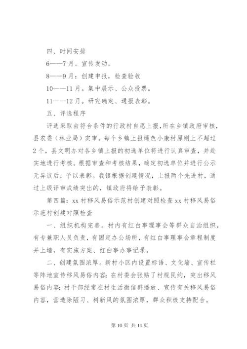 孙集镇移风易俗示范村创建活动方案.docx