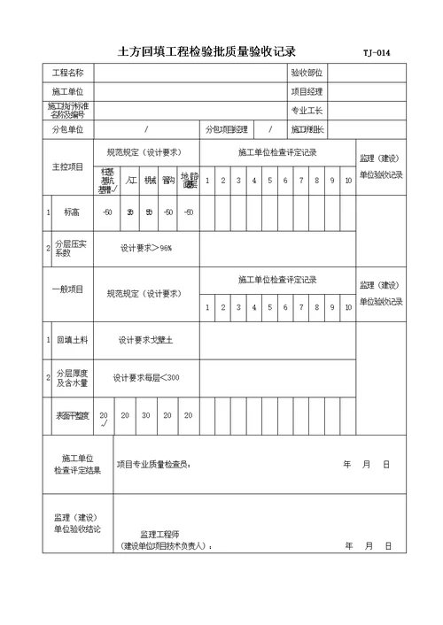 土建工程资料表格讨论版