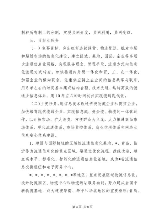 信息技术改造流通业实施意见.docx