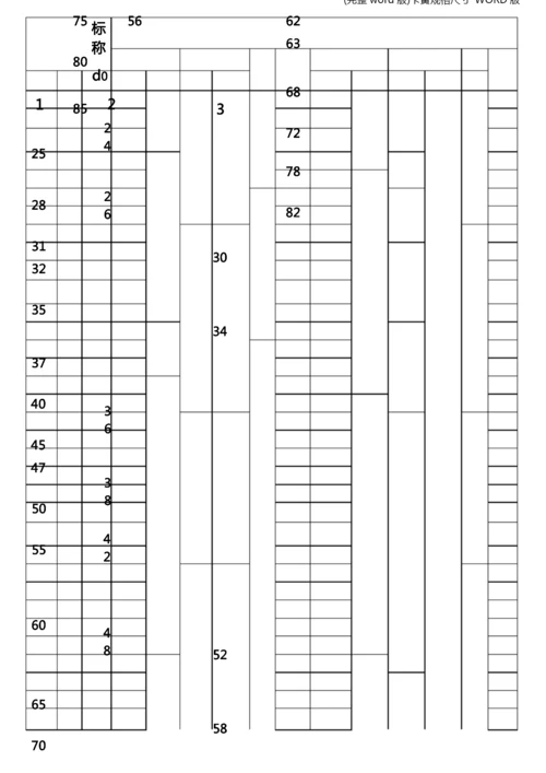 (完整word版)卡簧规格尺寸-WORD版.docx