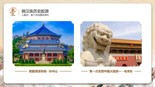 见证民族印记之汉族介绍通用PPT模板